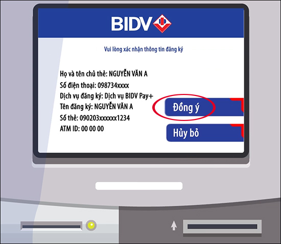 Hướng dẫn rút tiền ATM BIDV không cần thẻ Hướng dẫn rút tiền ATM BIDV không cần thẻ
