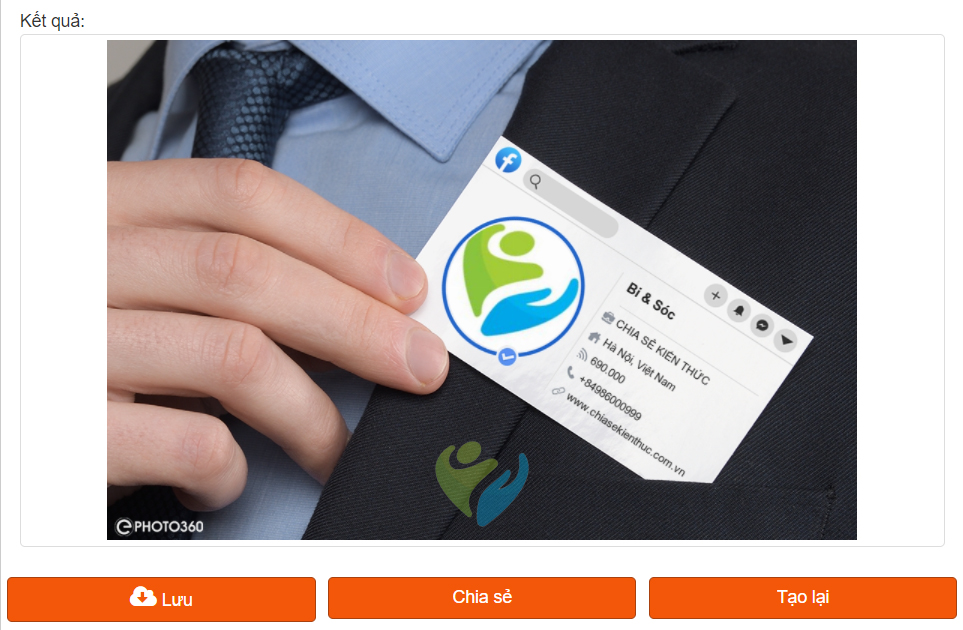 Cách tạo card visit tài khoản mạng xã hội Cách tạo card visit tài khoản mạng xã hội