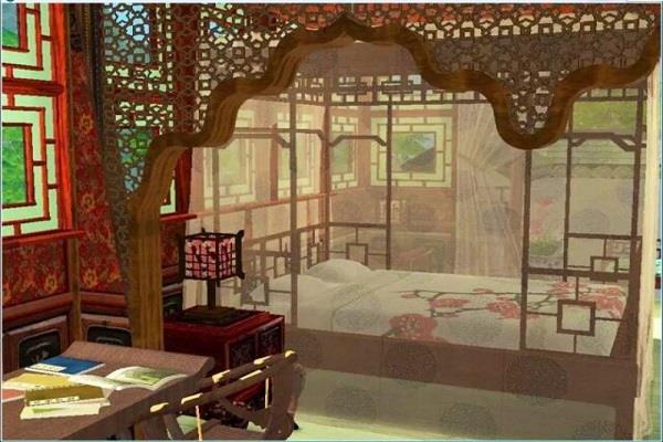 Căn phòng ngủ thời xưa vừa đủ, không trống trải Căn phòng ngủ thời xưa vừa đủ, không trống trải