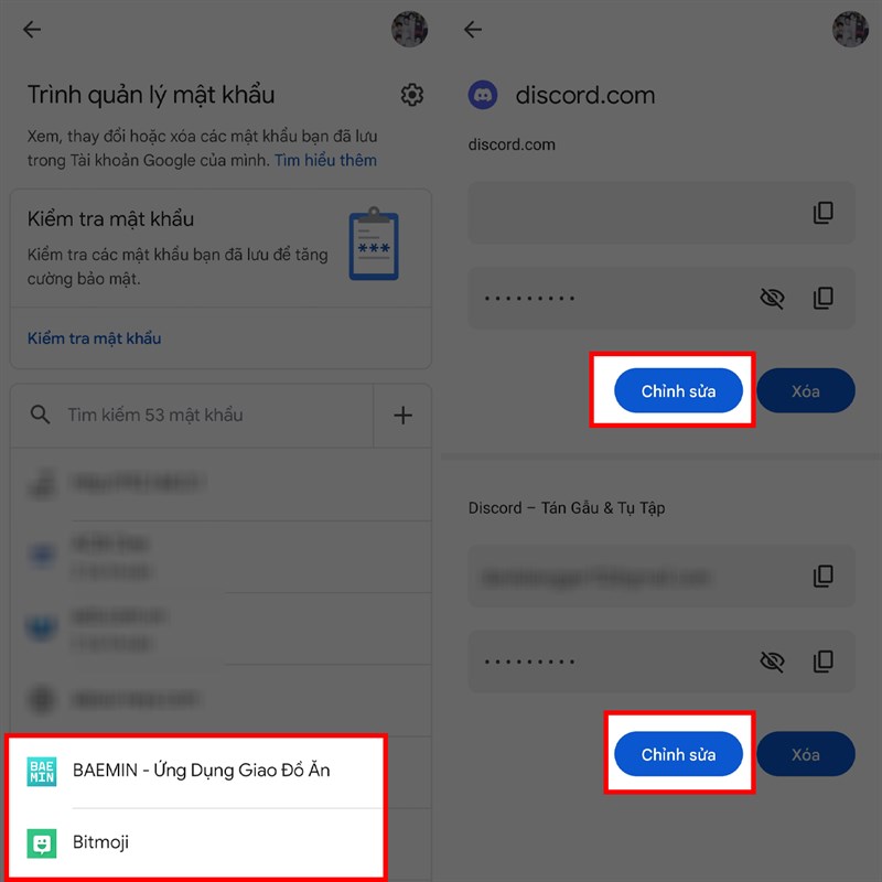 Cách đổi mật khẩu đã lưu trên điện thoại Android Cách đổi mật khẩu đã lưu trên điện thoại Android