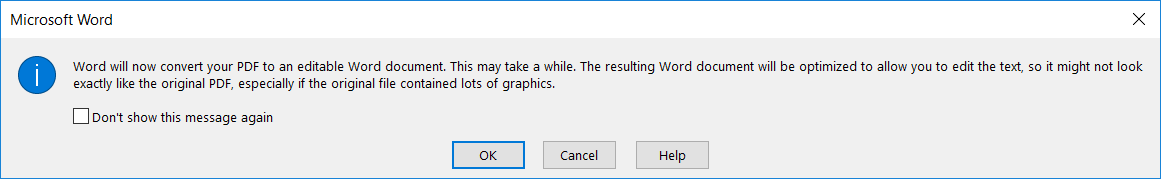 Cách chỉnh sửa file PDF bằng Microsoft Word Cách chỉnh sửa file PDF bằng Microsoft Word