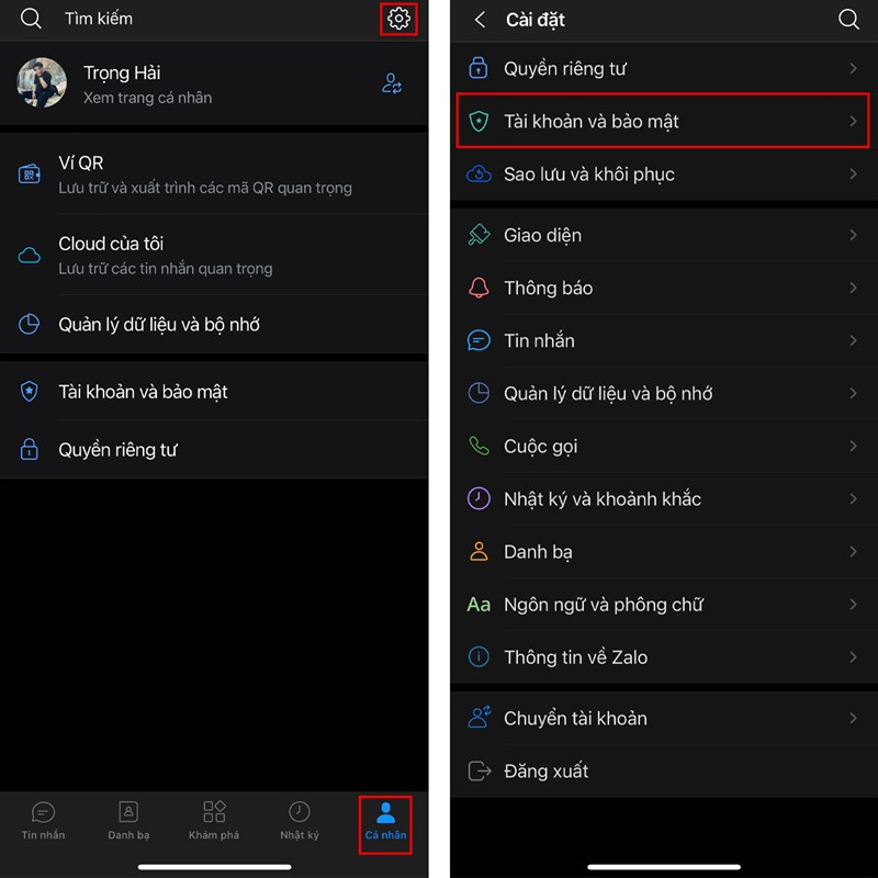 Cách thêm tài khoản Zalo Cách thêm tài khoản Zalo