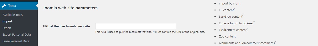 Cách chuyển website từ Joomla sang WordPress NHANH CHÓNG 6