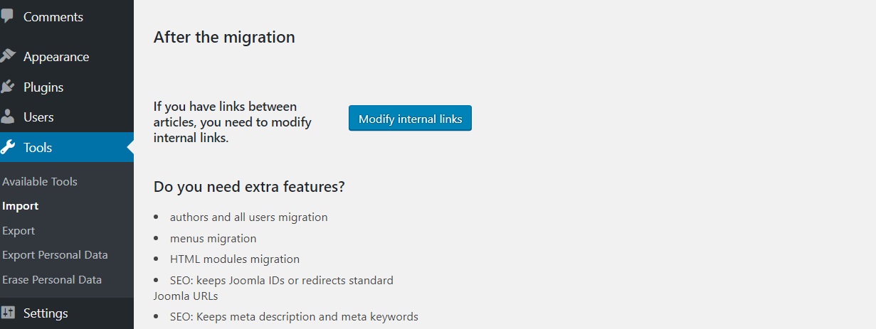 Cách chuyển website từ Joomla sang WordPress NHANH CHÓNG 10