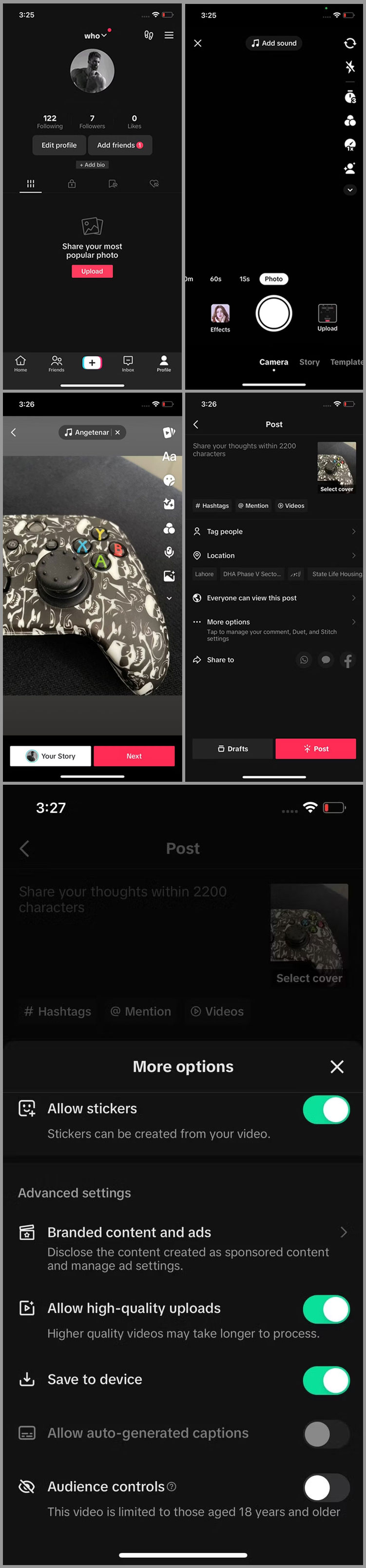 Cho phép TikTok upload video ở chế độ HD