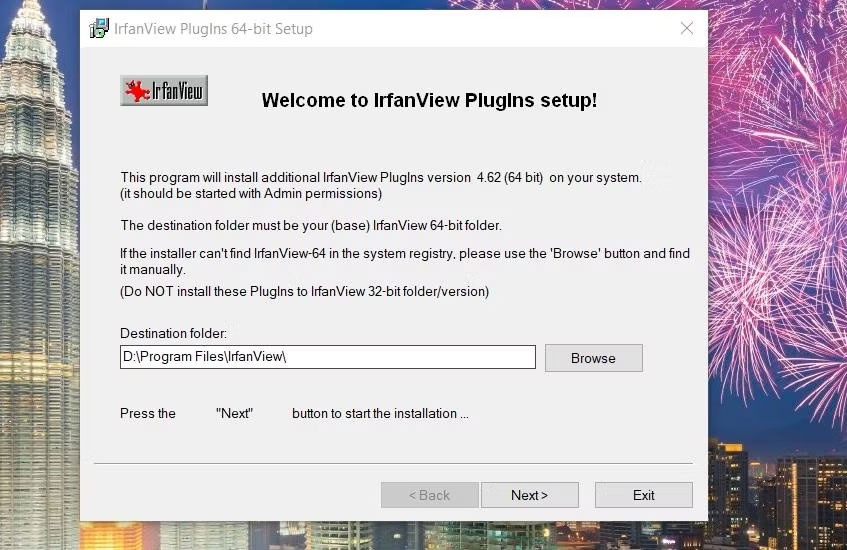 Cửa sổ thiết lập Plugin