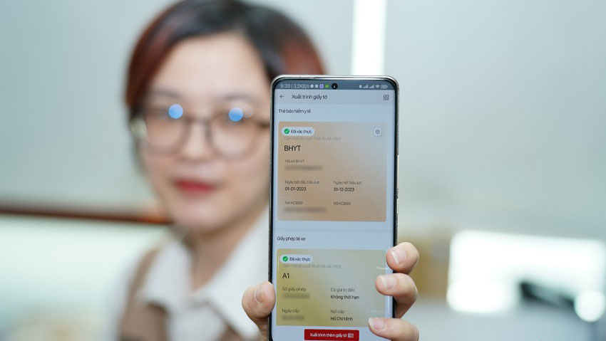 Cách xuất trình giấy tờ bằng VNeID thay cho giấy tờ vật lý