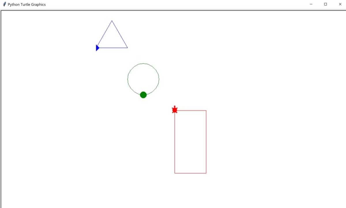 Hướng dẫn vẽ các hình dạng khác nhau bằng một turtle trong Python