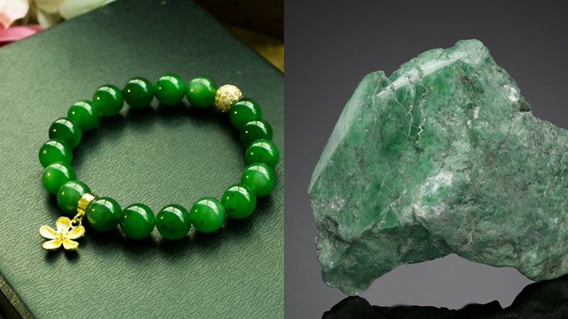 Vòng tay đá ngọc bích Vòng tay đá ngọc bích