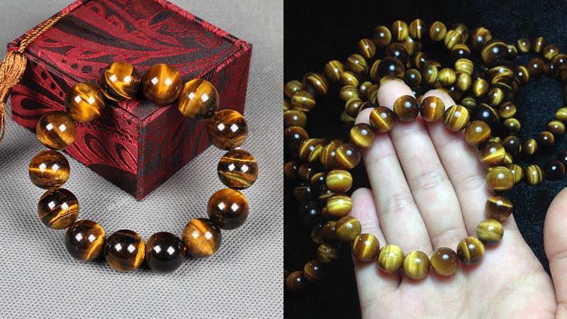 Vòng tay đá mắt hổ Vòng tay đá mắt hổ