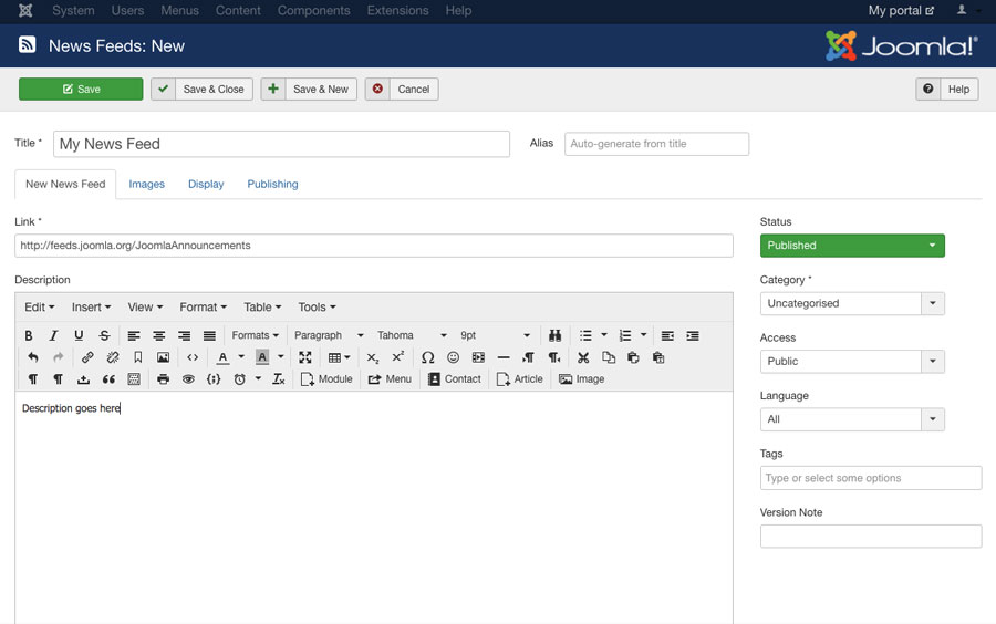 Hướng dẫn sử dụng Joomla! - Thêm Joomla Components