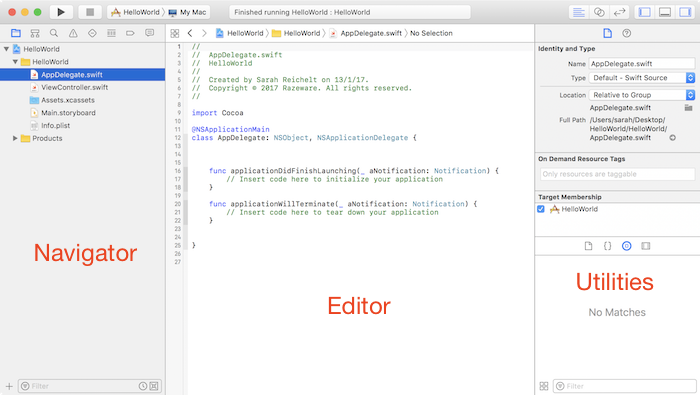Hướng dẫn sử dụng Xcode cơ bản để lập trình ứng dụng iOS: Giao diện Xcode Hướng dẫn sử dụng Xcode cơ bản để lập trình ứng dụng iOS: Giao diện Xcode