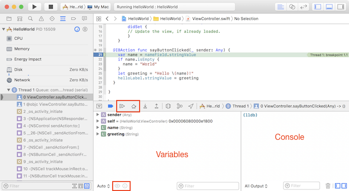 Hướng dẫn sử dụng Xcode cơ bản để lập trình ứng dụng iOS: Gỡ lỗi (Debugging) Hướng dẫn sử dụng Xcode cơ bản để lập trình ứng dụng iOS: Gỡ lỗi (Debugging)