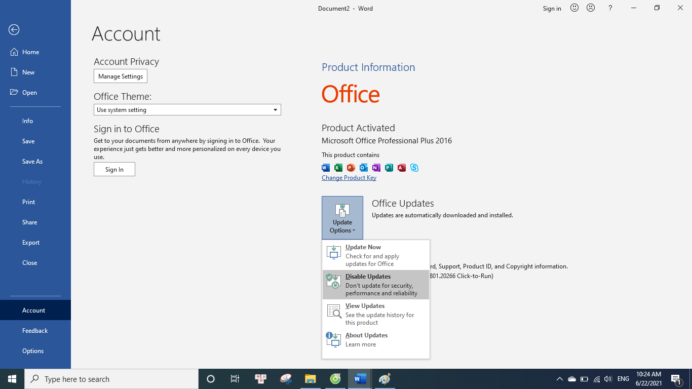 Cách khắc phục lỗi Get Genuine Office thành công 100%: Roll back gói Office 2016/2019 thành Version 2102 Cách khắc phục lỗi Get Genuine Office thành công 100%: Roll back gói Office 2016/2019 thành Version 2102