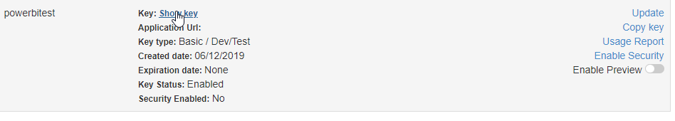 Lấy Bing Maps Key - Bước 
