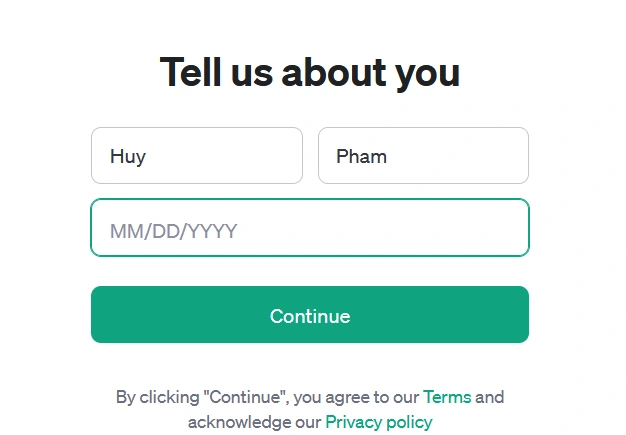 Hướng dẫn đăng ký tài khoản ChatGPT bằng số điện thoại tại Việt Nam - Bước 4