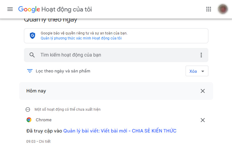 Kiểm tra xem Google biết gì về bạn