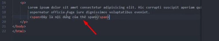 Thẻ viết câu văn trong HTML - 1
