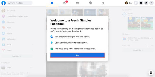 Facebook web update giao diện đen sì cho tất cả người dùng Việt Nam, bạn đã biết cách đổi ngay chưa? - Ảnh 2. Facebook web update giao diện đen sì cho tất cả người dùng Việt Nam, bạn đã biết cách đổi ngay chưa? - Ảnh 2.