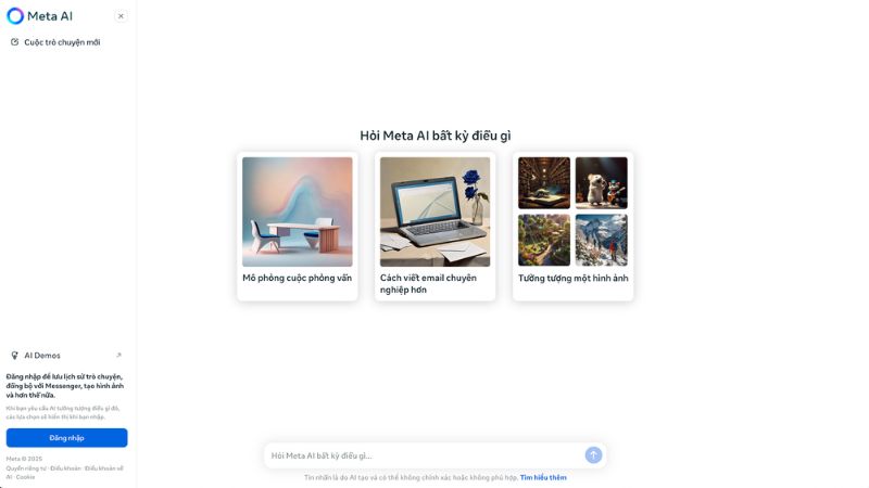 Người dùng có thể dễ dàng truy cập Meta AI