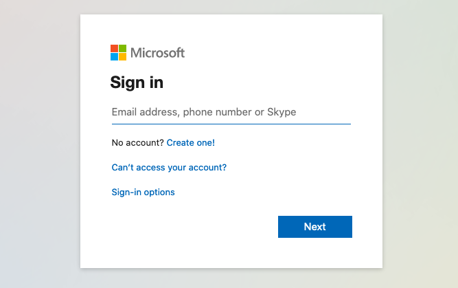 Active Office 2019 bằng tài khoản Microsoft