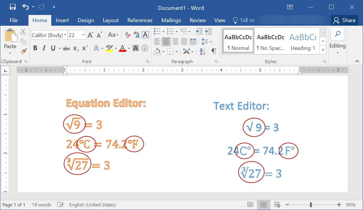 Hướng dẫn dùng phím tắt Math AutoCorrect trong Office - Bước 3