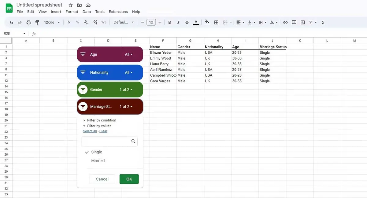 Slicer trong Google Sheets là gì? Tại sao nên dùng Slicer trong Google Sheets?