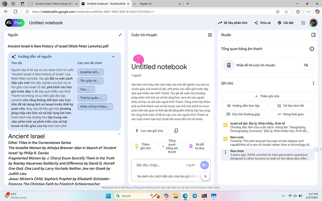 Tạo file thuyết trình chỉ trong 10 phút bằng NotebookLM và Copilot trong PowerPoint - Bước 1