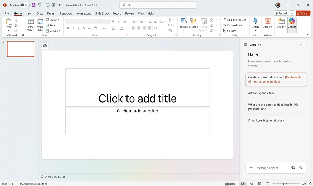 Tạo file thuyết trình chỉ trong 10 phút bằng NotebookLM và Copilot trong PowerPoint - Bước 2