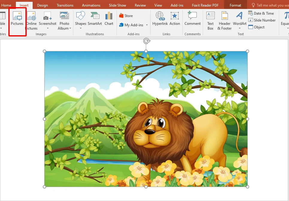 Cách tạo trò chơi ghép hình trong PowerPoint - Bước 1