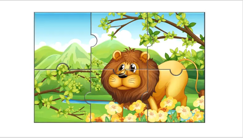 Hoàn thiện mảnh ghép của trò chơi ghép hình - B5