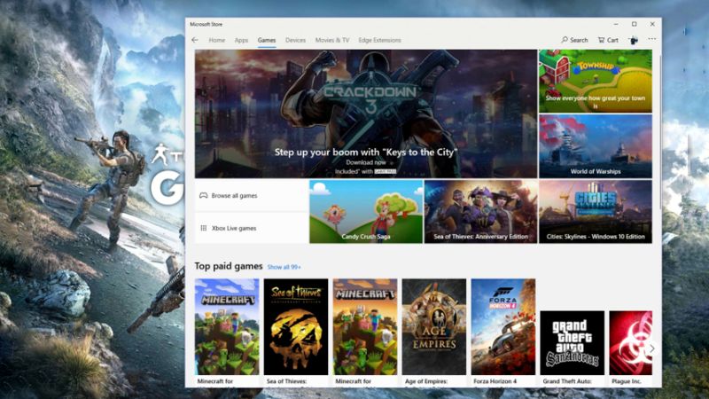 Cách chơi game trên Microsoft Store không cần tải về