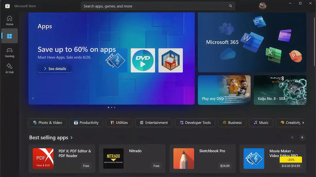 Microsoft buộc người dùng cập nhật ứng dụng trên Windows Store