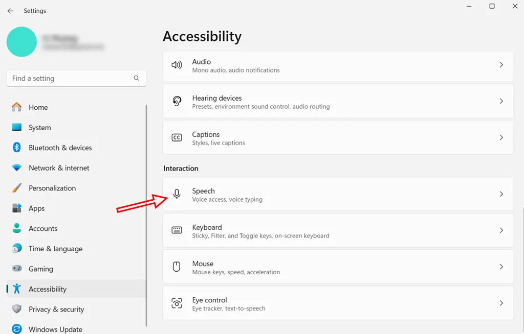 Cách bật điều khiển bằng giọng nói trên Windows 11 - Bước 2