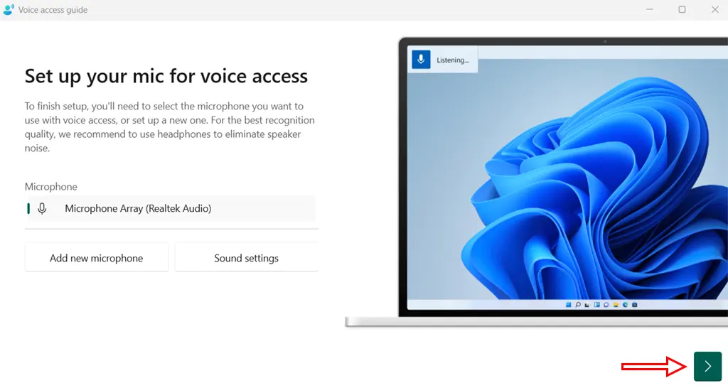 Cách bật điều khiển bằng giọng nói trên Windows 11 - Bước 3