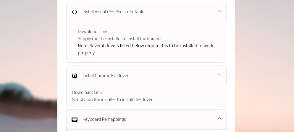 Tải driver Windows và tùy chỉnh thiết lập của bạn