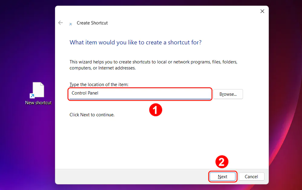Cách giúp bạn mở nhanh Control Panel trên Windows 11 - Cách 4 - B2