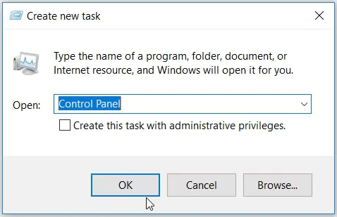 Cách giúp bạn mở nhanh Control Panel trên Windows 11 - Cách 6
