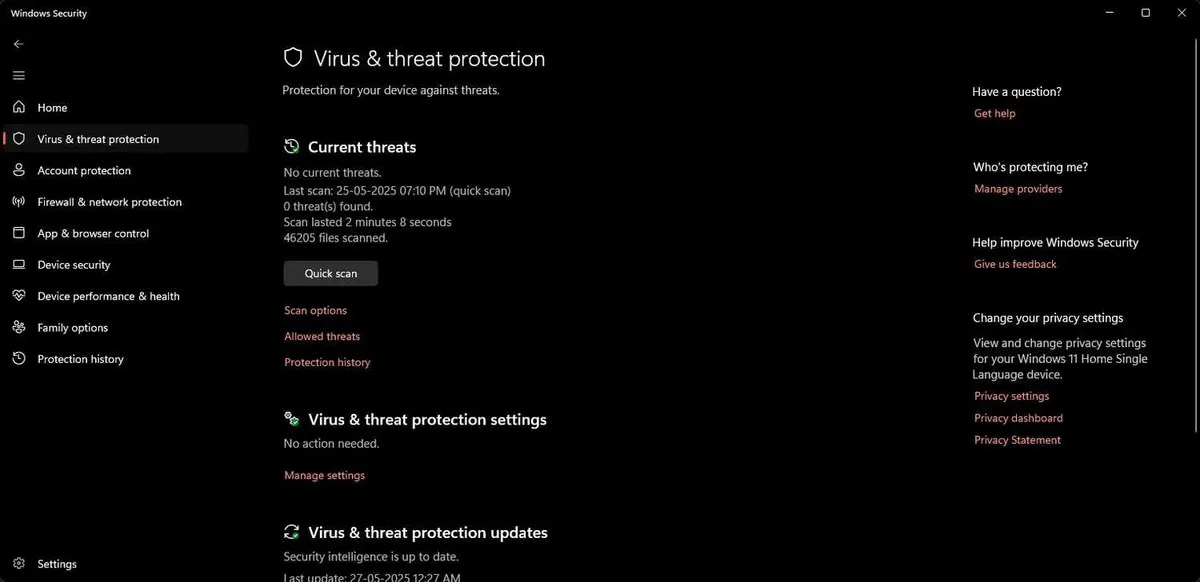 Tắt dịch vụ Antimalware Service Executable - Bước 2