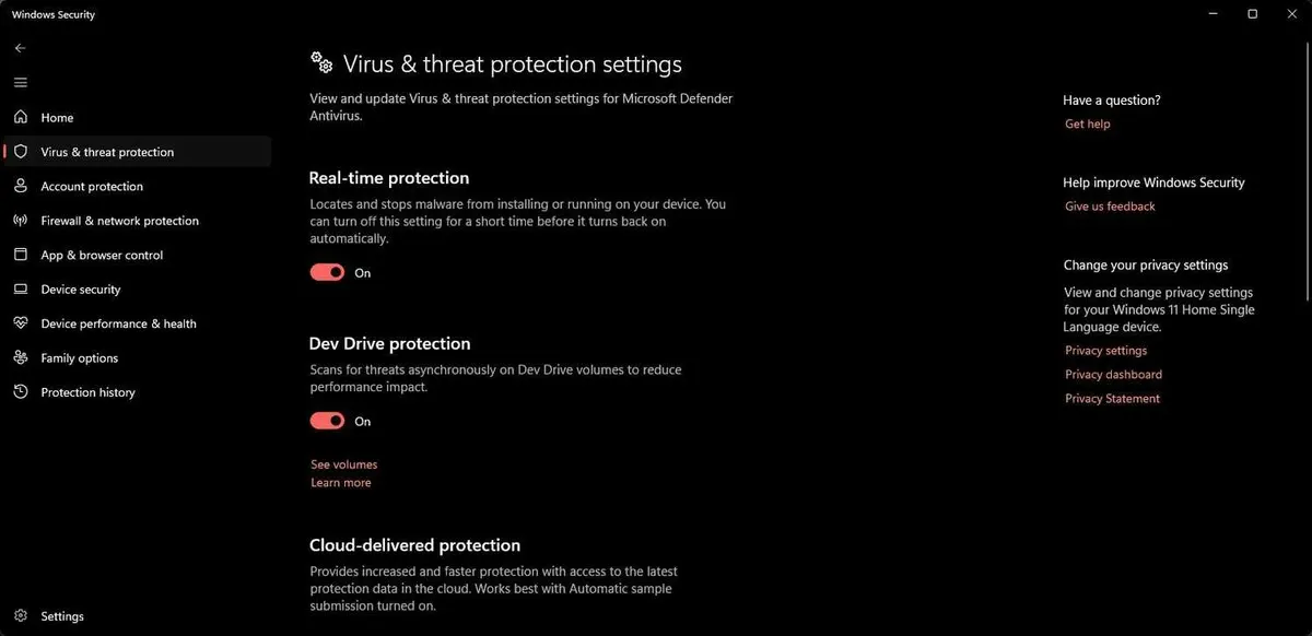 Tắt dịch vụ Antimalware Service Executable - Bước 3