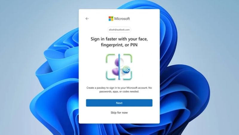 Tài khoản Microsoft mới sẽ dùng passkey làm phương thức đăng nhập mặc định