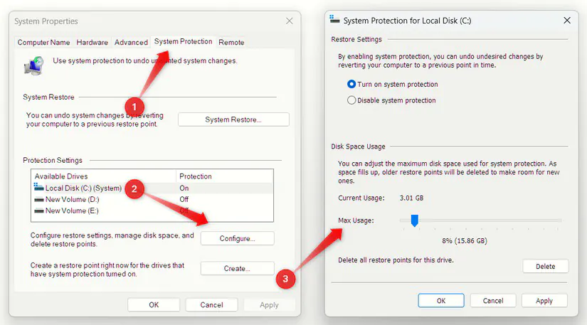 Tính năng đang ngốn hàng GB dung lượng trên máy tính Windows - 4