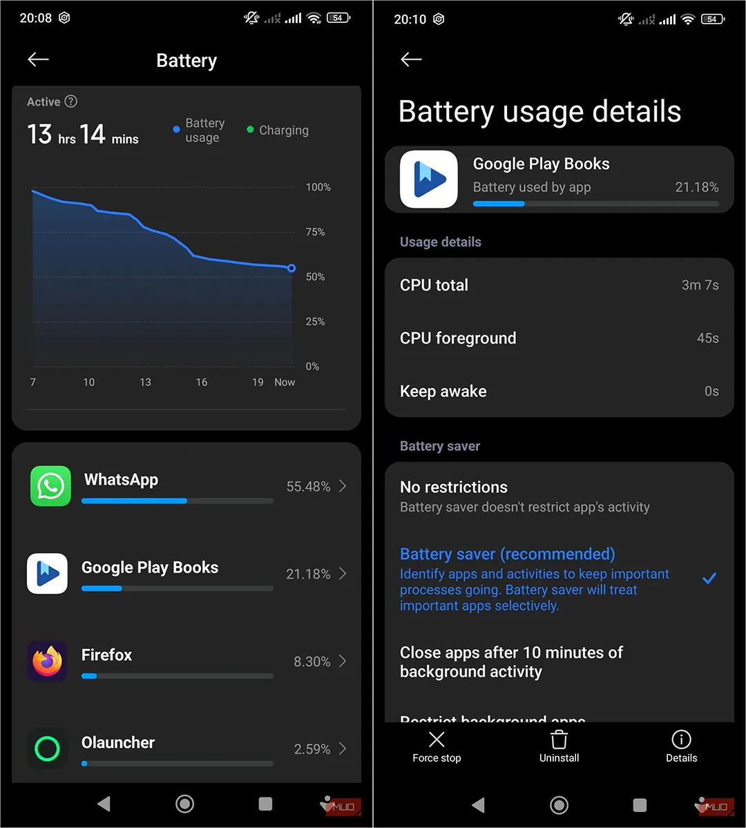 Tinh chỉnh khả năng tiêu thụ pin trên ứng dụng Android