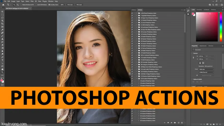 Không phải AI, Actions mới là tính năng Photoshop được người dùng yêu thích