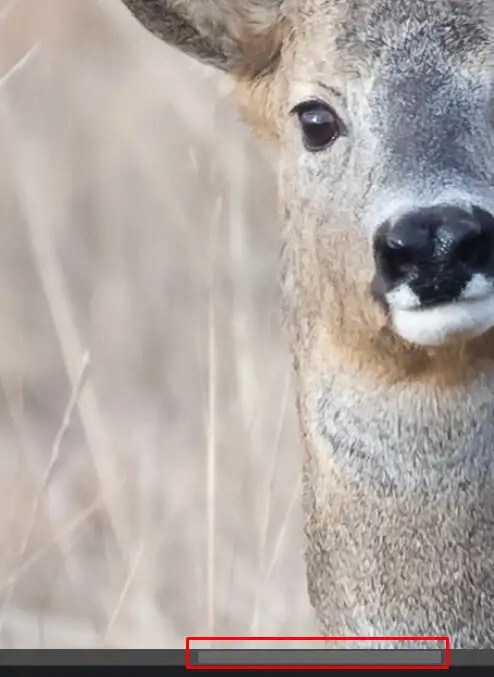 Kéo hình ảnh bằng thanh cuộn sang trái phải