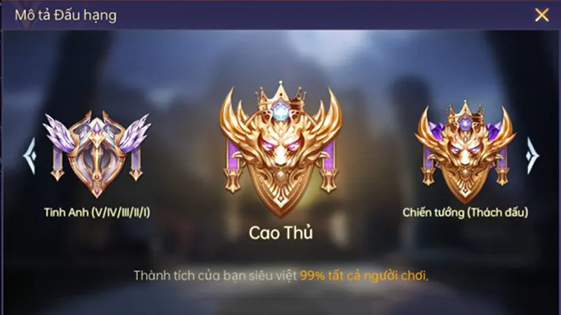 Reset Rank Liên Quân là gì?