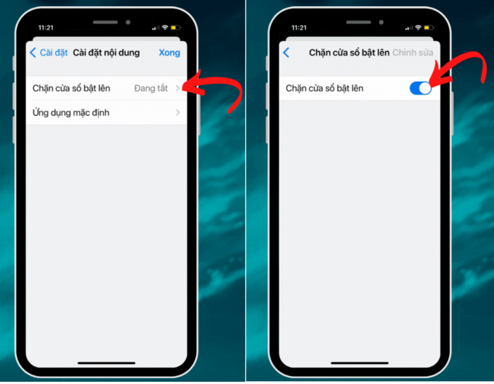 Cách chặn cửa sổ quảng cáo trên trình duyệt Google Chrome - Bước 4