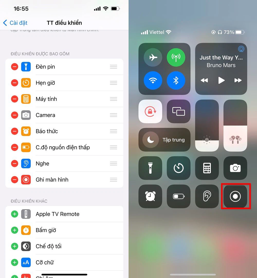 Cách quay màn hình iPhone có tiếng - Bước 2