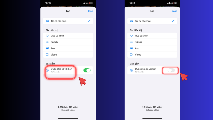 Cách chặn lưu ảnh iMessage vào album thông qua ứng dụng Ảnh - Bước 2