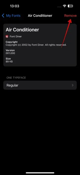 Thêm phông chữ mới vào thư viện - Bước 6